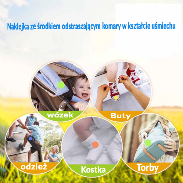 Naklejki Przeciw Komarom Expel Kids - 8 Sztuk - obrazek 5
